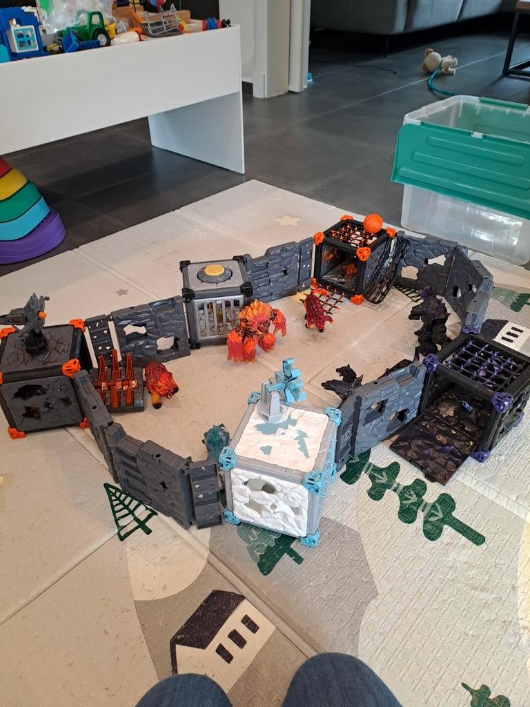 Schleich eldrador creatures arena, battle cave, diamant, Ophalen of Verzenden, Zo goed als nieuw