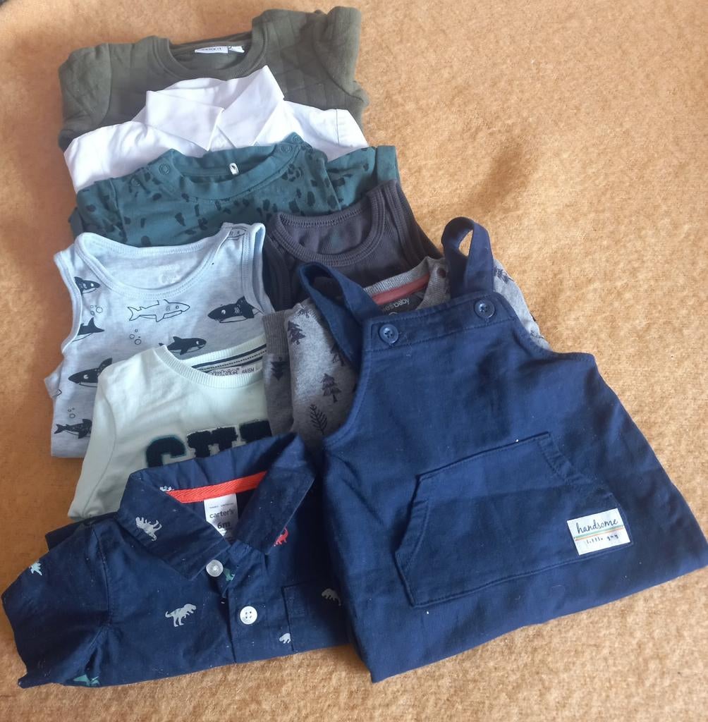Pakket babykleding maat 68 - Jongen, Gebruikt, Setje, Jongetje, Diverse merken