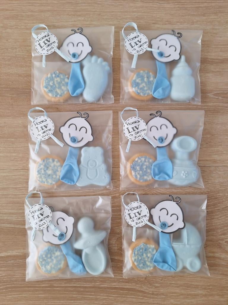 Stoepkrijt traktatie geboorte of kraamfeest, Ophalen of Verzenden, Nieuw, Feestartikel, Geboorte of Huwelijk