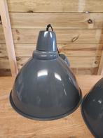 2 Grote Ikea industriële stijl hanglampen, betonlook grijs, Ophalen, Zo goed als nieuw, Metaal, Minder dan 50 cm