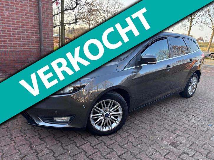 Ford Focus Wagon 1.0 EcoBoost Titanium Business, Auto's, Ford, Bedrijf, Te koop, Focus, ABS, Airbags, Airconditioning, Bluetooth