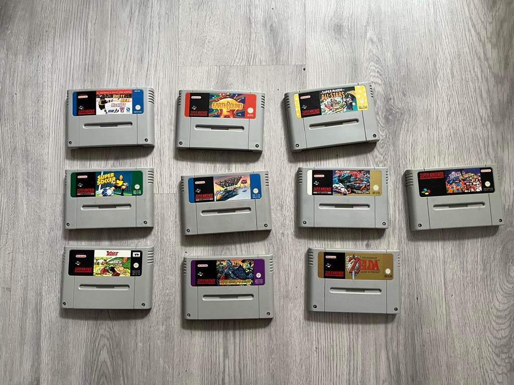 SNES games, Spelcomputers en Games, Games | Nintendo Super NES, Gebruikt, Overige genres, 1 speler, Eén computer