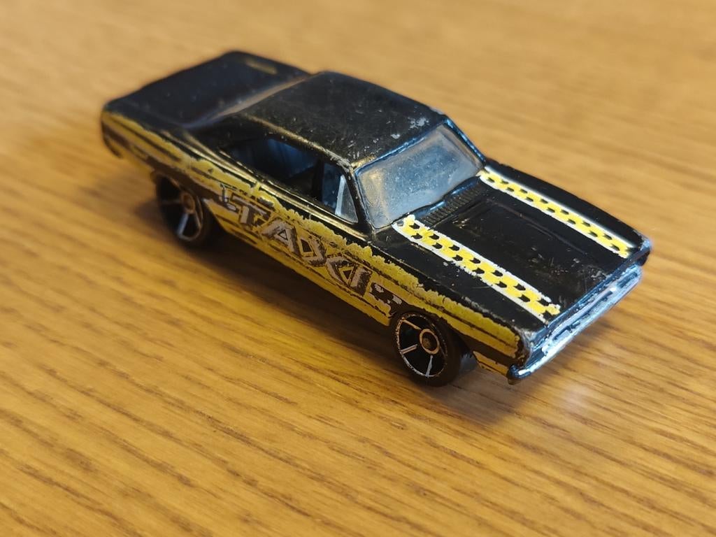 Hot Wheels Plymouth Roadrunner Taxi ZWART, Ophalen of Verzenden, Nieuw