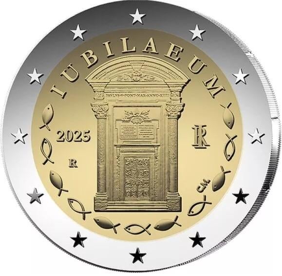 Speciale 2 Euro munt ITALIË 2025 "Jubileum Jaar 2025" unc., Postzegels en Munten, Munten | Europa | Euromunten, Ophalen of Verzenden