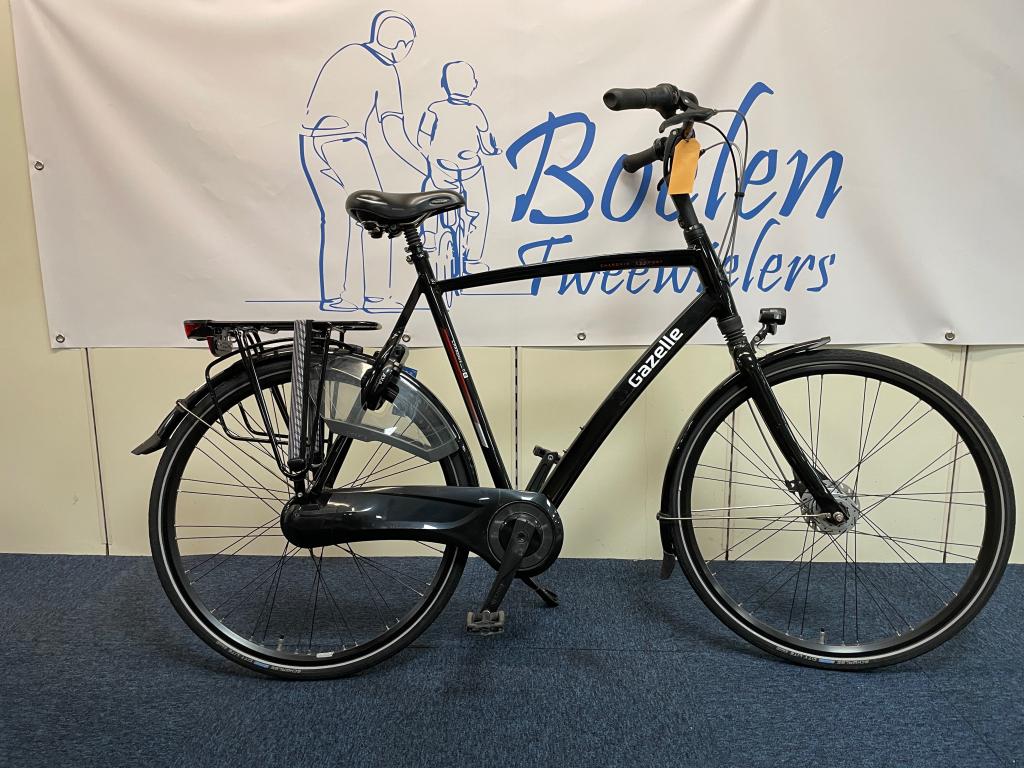 Gazelle Chamonix C8 Comfort 28/65 8v Herenfiets ZGAN ZWART, Fietsen en Brommers, Fietsen | Heren | Herenfietsen, Versnellingen