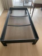 Auping Auronde 100*200 matzwart + matras, Ophalen, 100 cm, Eenpersoons, Zwart
