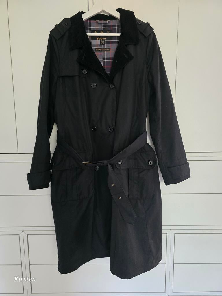 Barbour waxcoat maat 42, Ophalen of Verzenden, Zo goed als nieuw, Maat 42/44 (L), Zwart
