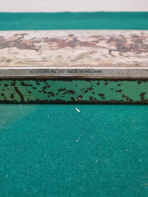 Blik ritmeester oud sigaren, Ophalen of Verzenden