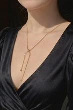 Gouden RVS Verstelbare Ketting Nieuw, Overige materialen, Verstelbaar, Nieuw, Ophalen of Verzenden