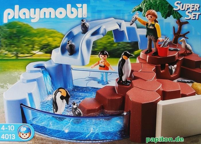 Playmobil superset pinguinkolonie nr. 4013, Ophalen of Verzenden, Zo goed als nieuw, Complete set