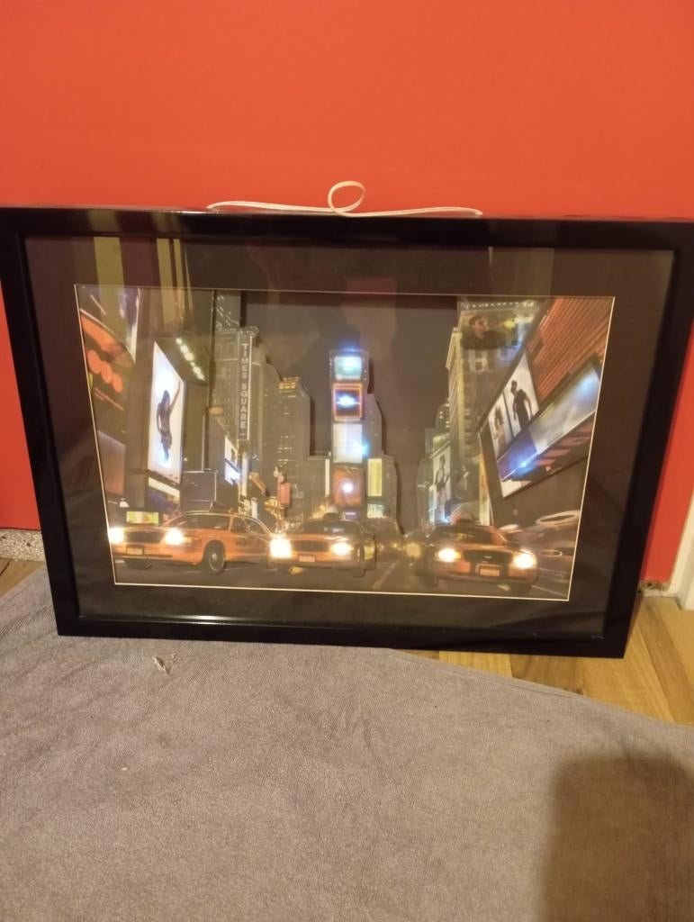 wanddecoratie van new York 3d, Huis en Inrichting, Woonaccessoires | Wanddecoraties, Ophalen, Zo goed als nieuw