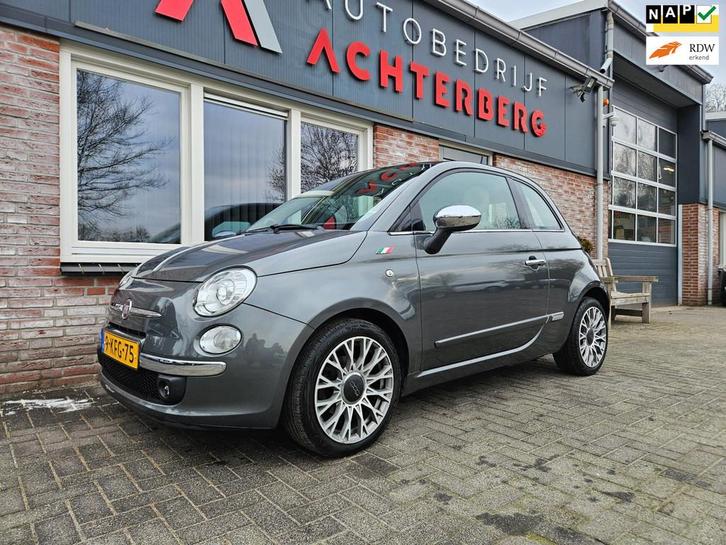 Fiat 500 0.9 TwinAir Lounge Leer! Xenon! Panoramadak! Leuke, Auto's, Fiat, Bedrijf, Te koop, ABS, Airbags, Airconditioning, Bluetooth