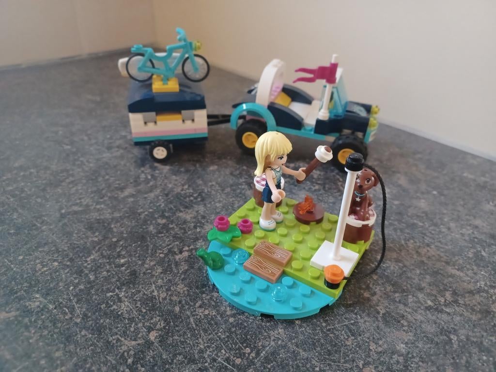 Lego friends 41364 Stephanies buggy met aanhanger, Lego, Friends, Ophalen of Verzenden, Zo goed als nieuw