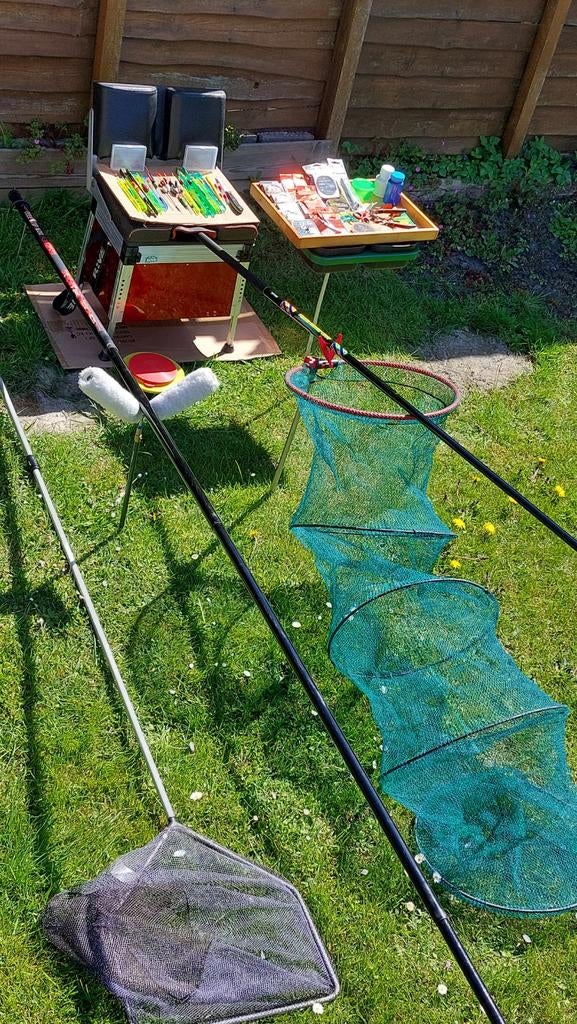 witvis set met Rive zitkist en heel veel NIEUW kleinmatriaal, Watersport en Boten, Ophalen of Verzenden, Zo goed als nieuw, Complete set