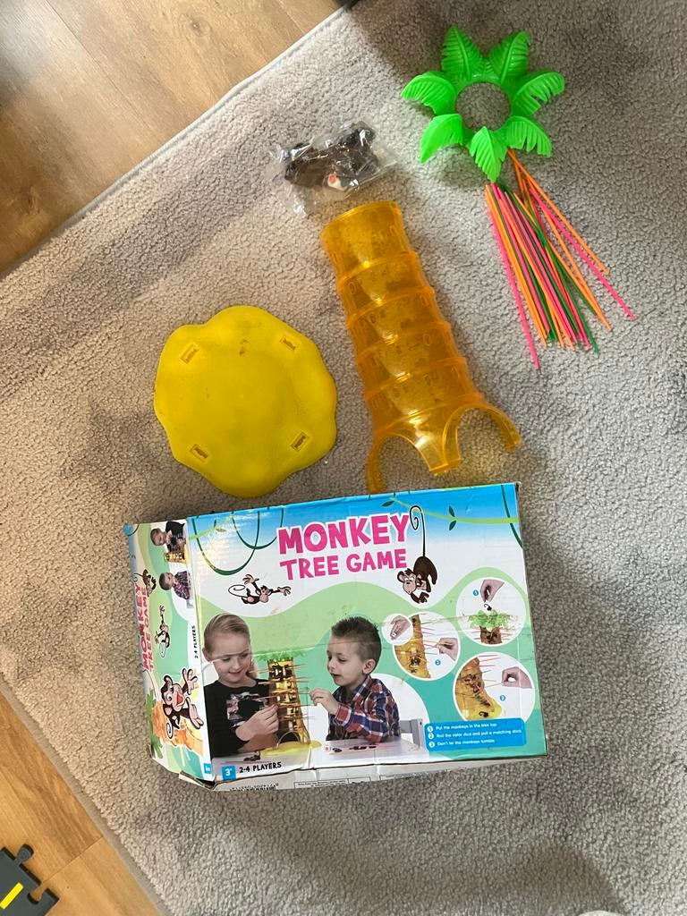 Monkey Tree Game - Leuk familiespel!, Ophalen, Gebruikt, Overige typen