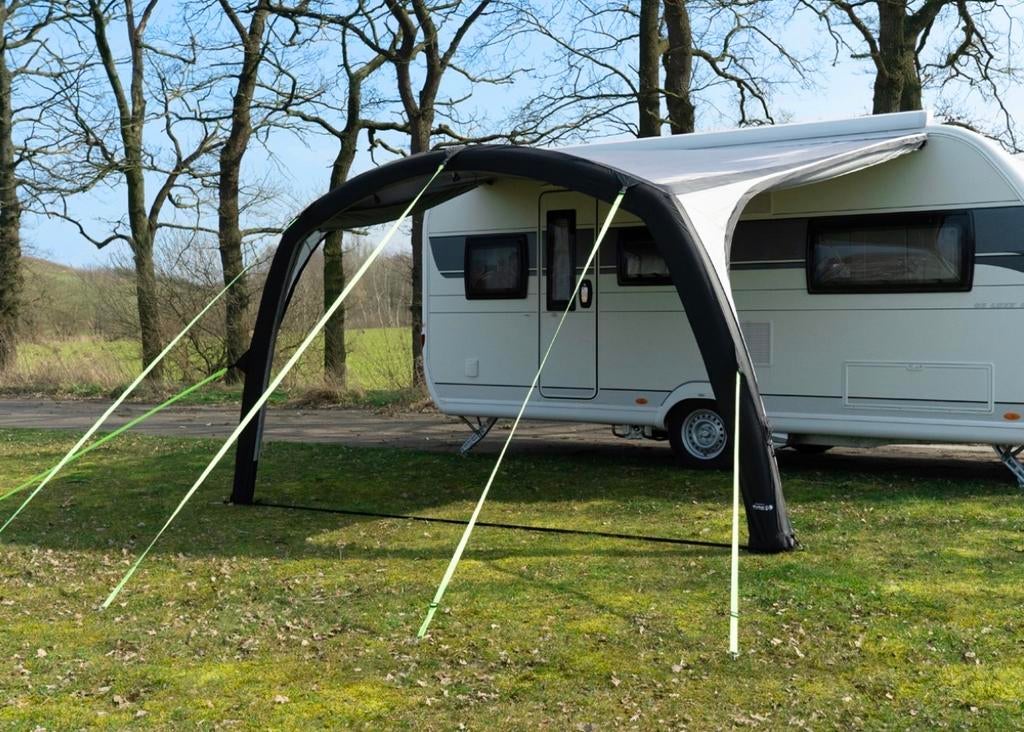 Obelink CoolDark opblaasbare Luifel 4.50 m incl. zijwanden, Ophalen of Verzenden, Zo goed als nieuw, Tot en met 4