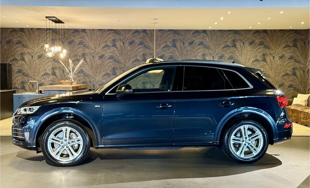 Audi Q5 2.0 TFSI Quattro I RS Zetels I Pano I S-Line, Gebruikt, Euro 6, 4 cilinders, Blauw