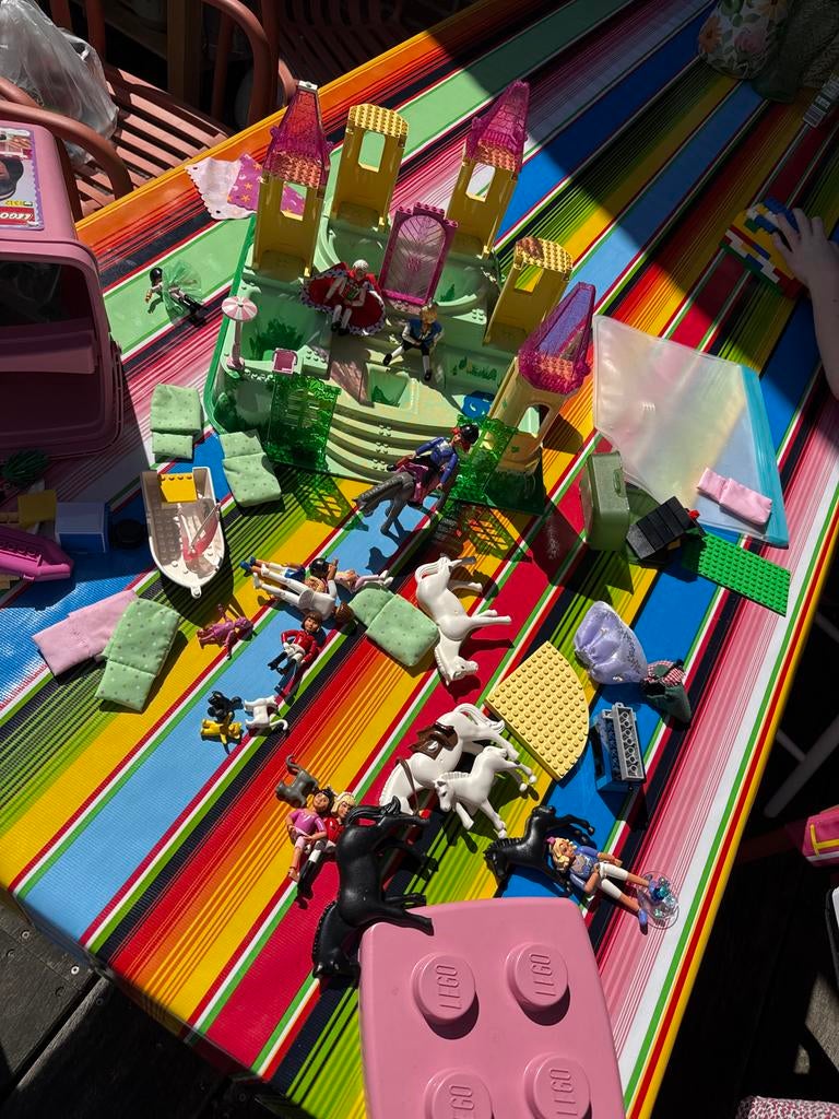 Enorme set LEGO met boekjes, door elkaar, goede staat, Ophalen, Gebruikt, Lego, Losse stenen