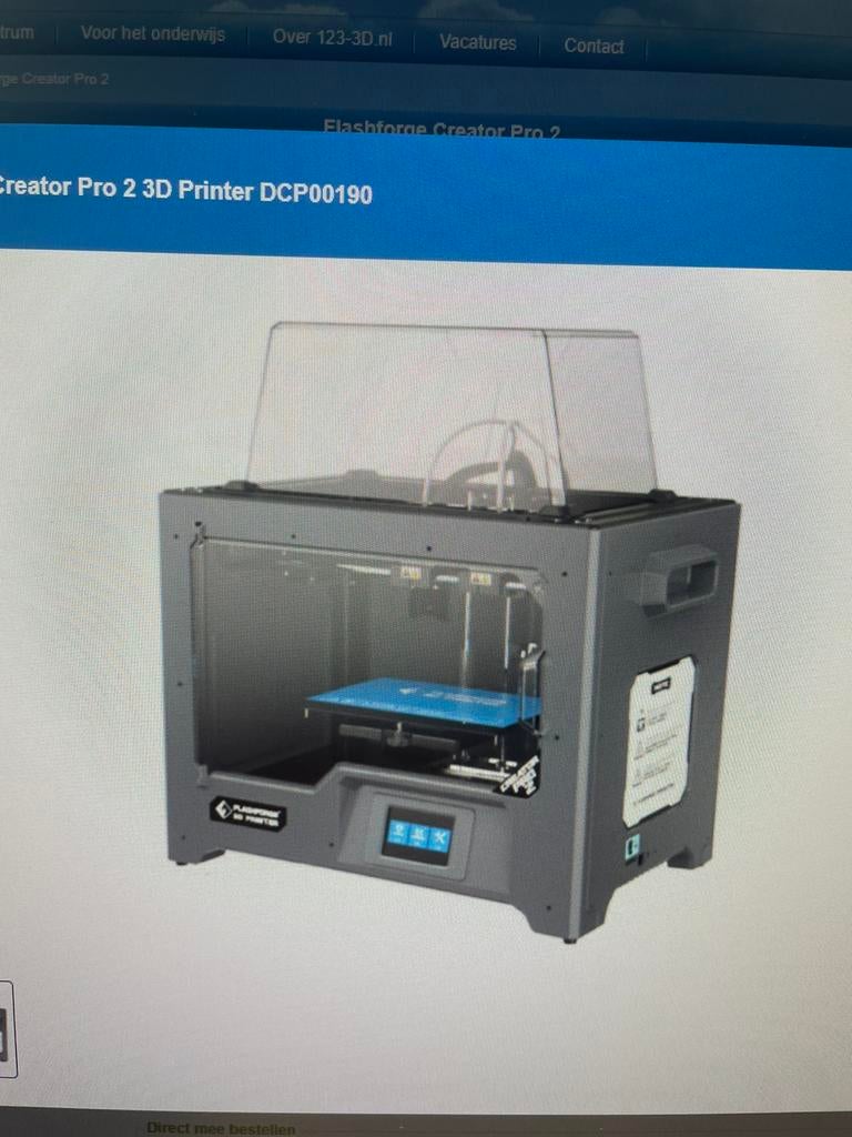 Te koop i.v.m. aanschaf nieuwe printer, Computers en Software, 3D Printers, Ophalen, Zo goed als nieuw