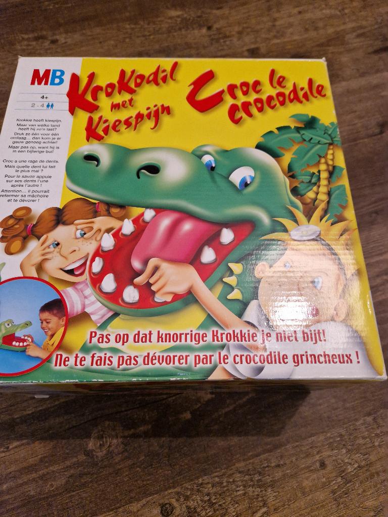 Krokodil met kiespijn, Hobby en Vrije tijd, Gezelschapsspellen | Overige, Een of twee spelers, Ophalen of Verzenden, Gebruikt