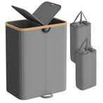 SONGMICS Wasmand 150L met 2 vakken en uitneembare zakken, Ophalen, Nieuw