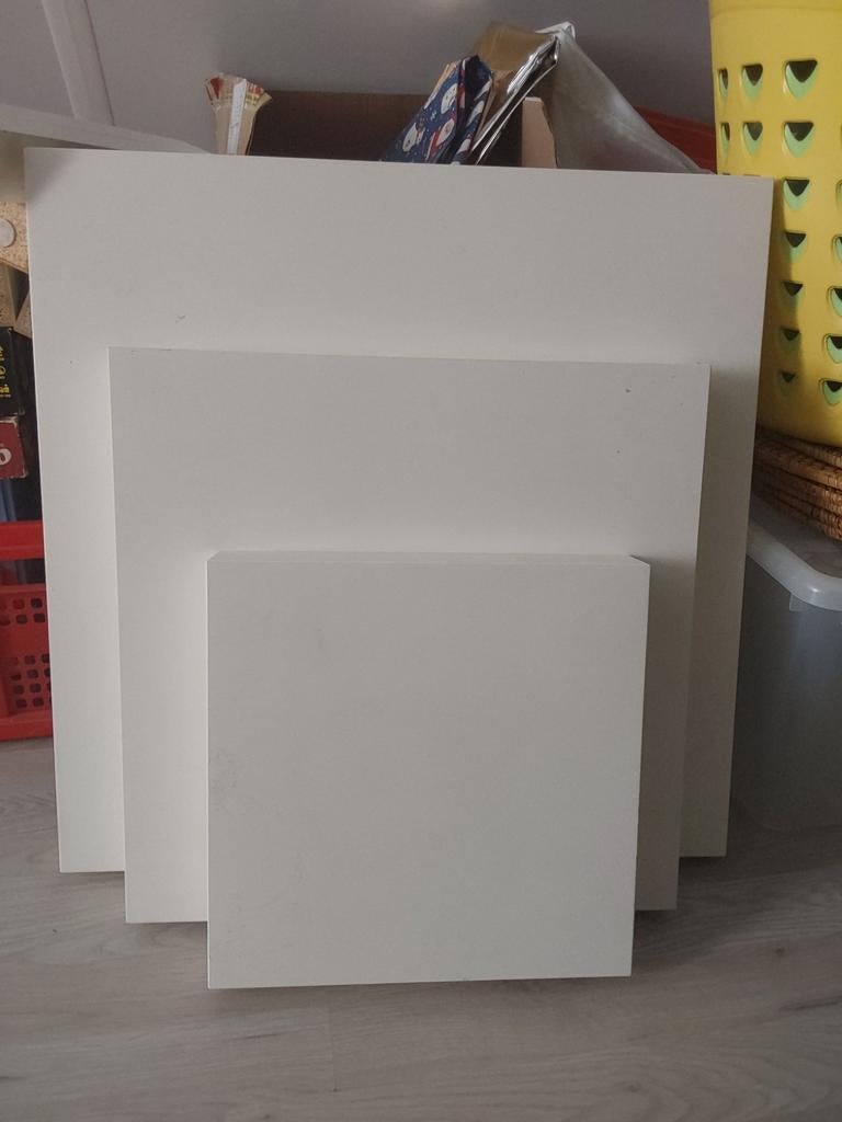 Ikea Lack bijzet tafels, Ophalen, Vierkant, 55 tot 75 cm, 45 tot 60 cm