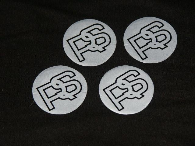 Ford Capri RS centercap stickers Zilver met Zwart opdruk., Ophalen of Verzenden, Nieuw, Ford