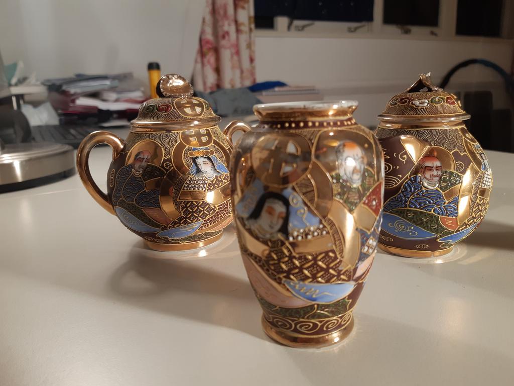 Chinees servies. Echt oud omstreeks 1930 . Geen kitsch., Antiek en Kunst, Ophalen