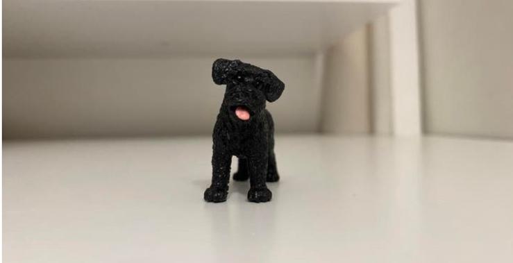 Schleich Special Edition Zwarte Schnauzer 10b, Ophalen of Verzenden, Zo goed als nieuw, Hond of Kat, Beeldje of Figuurtje