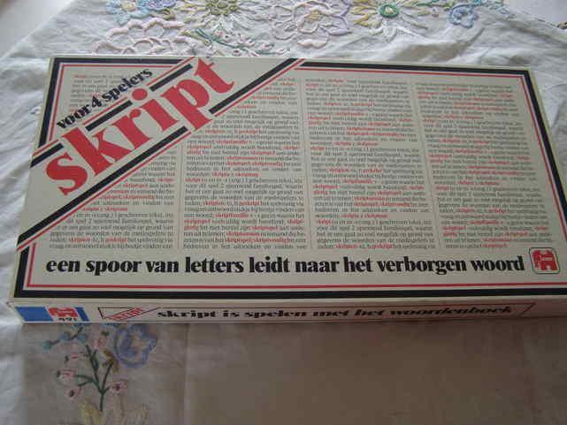 Skript spel, Hobby en Vrije tijd, Gezelschapsspellen | Bordspellen, Ophalen of Verzenden, Zo goed als nieuw