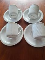 4 Koffiekopjes met schoteltjes Royal Porselain, Ophalen of Verzenden, Porselein, Overige stijlen, Kop(pen) en/of Schotel(s)