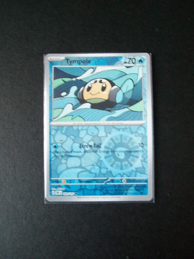 9063. Nieuwe Pokemon Kaart holofoil TYMPOLE HP 70 (050/197), Verzenden, Nieuw, Losse kaart, Foil