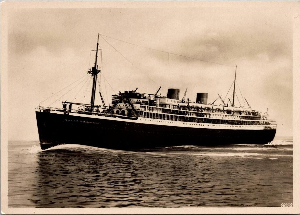 Johan van Oldenbarnevelt Schip 1930 Stoomvaart Maatschappij, Verzamelen, Verzenden, 1920 tot 1940, Ongelopen, Noord-Holland