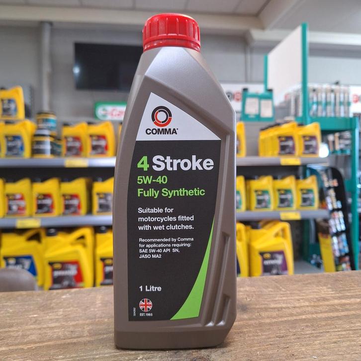Nieuw: Comma 4 Stroke 5W-40 Motorolie - Fully Synthetic (1L), Motoren, Accessoires | Onderhoudsmiddelen, Ophalen of Verzenden