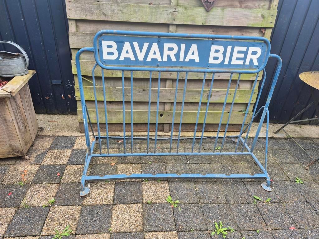 Stalen vintage fietsenrek Bavaria, Ophalen, Gebruikt