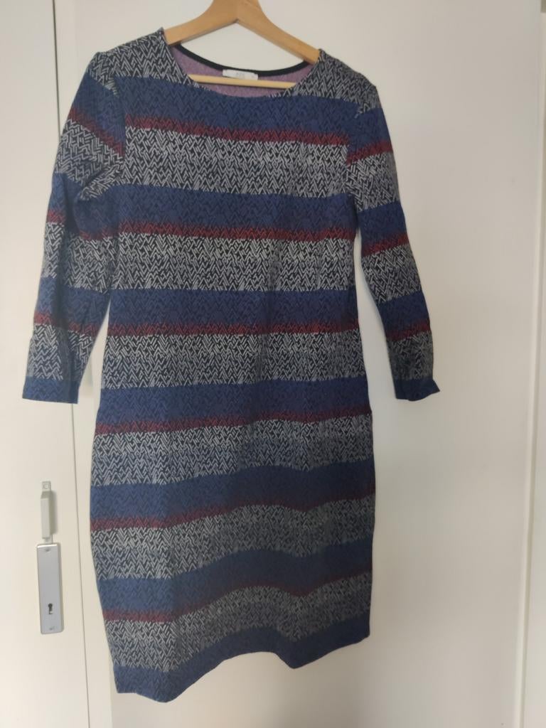 Esprit EDC jurk - Maat XL, Kleding | Dames, Jurken, Gedragen, Maat 46/48 (XL) of groter, Blauw, Knielengte, Ophalen of Verzenden