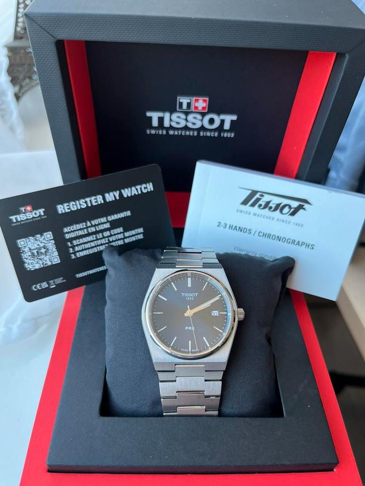 Tissot PRX Heren Horloge, Sieraden, Tassen en Uiterlijk, Horloges | Heren, Zo goed als nieuw, Polshorloge, Overige merken, Staal