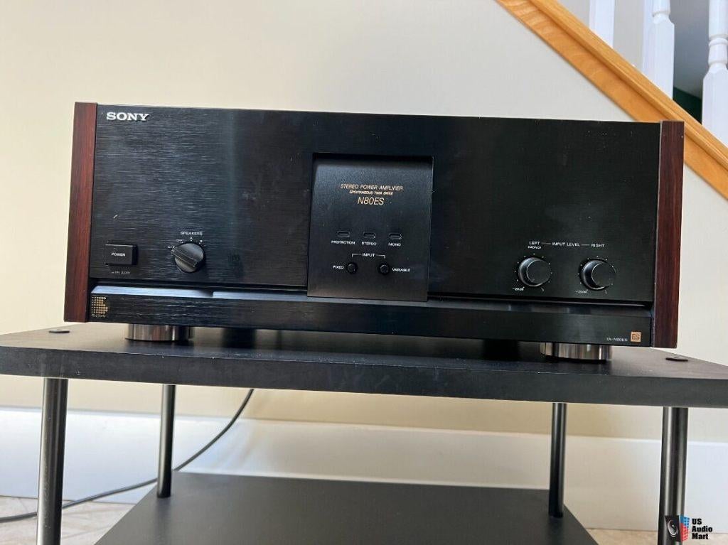 Sony TA-N80ES eindversterker - zwart, Audio, Tv en Foto, Versterkers en Receivers, Gebruikt, Ophalen of Verzenden, Sony, 120 watt of meer