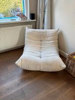 Ligne Roset Togo fauteuil wit bouclé, 100 tot 125 cm, Ophalen of Verzenden, Zo goed als nieuw, 75 tot 100 cm