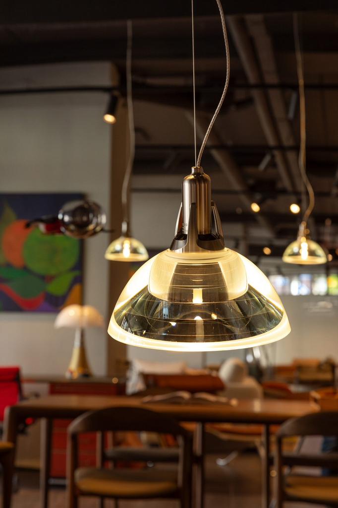 2x Lumina Galileo groot formaat design lampen, Huis en Inrichting, Ophalen, Zo goed als nieuw, Glas, Minder dan 50 cm