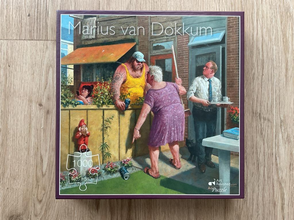 Legpuzzel Marius van Dokkum - De druppel, Hobby en Vrije tijd, Ophalen, 500 t/m 1500 stukjes, Gebruikt, Legpuzzel