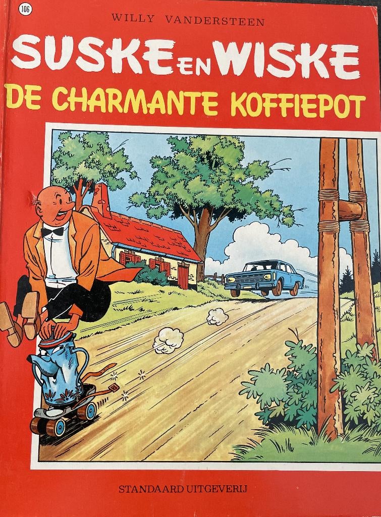 Suske en Wiske, De Charmante Koffiepot nummer 106, Eén stripboek, Ophalen of Verzenden, Zo goed als nieuw, Willy Vandersteen