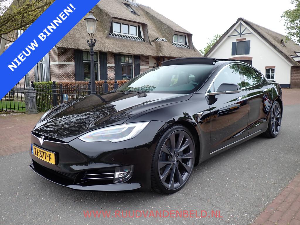 Tesla Model S 100D / 87% SOH / SCHUIFDAK / LUCHTVERING / CCS, Auto's, Tesla, Automaat, Gebruikt, 110 €/maand, Model S