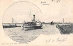 Brielle Havenhoofd stoomschip 1900, Ophalen of Verzenden, Voor 1920, Gelopen, Zuid-Holland