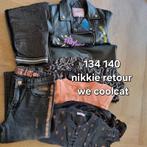 Pakket meisje 134 140 nikkie nik en nik coolcat broek jurk, Ophalen of Verzenden, Zo goed als nieuw, Maat 46 (S) of kleiner