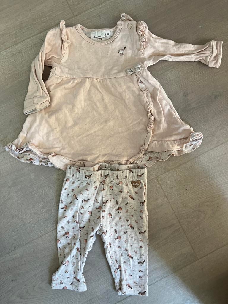 029 - Babysetje van Feetje - maat 62, Meisje, Jurkje of Rokje, Ophalen of Verzenden, Zo goed als nieuw