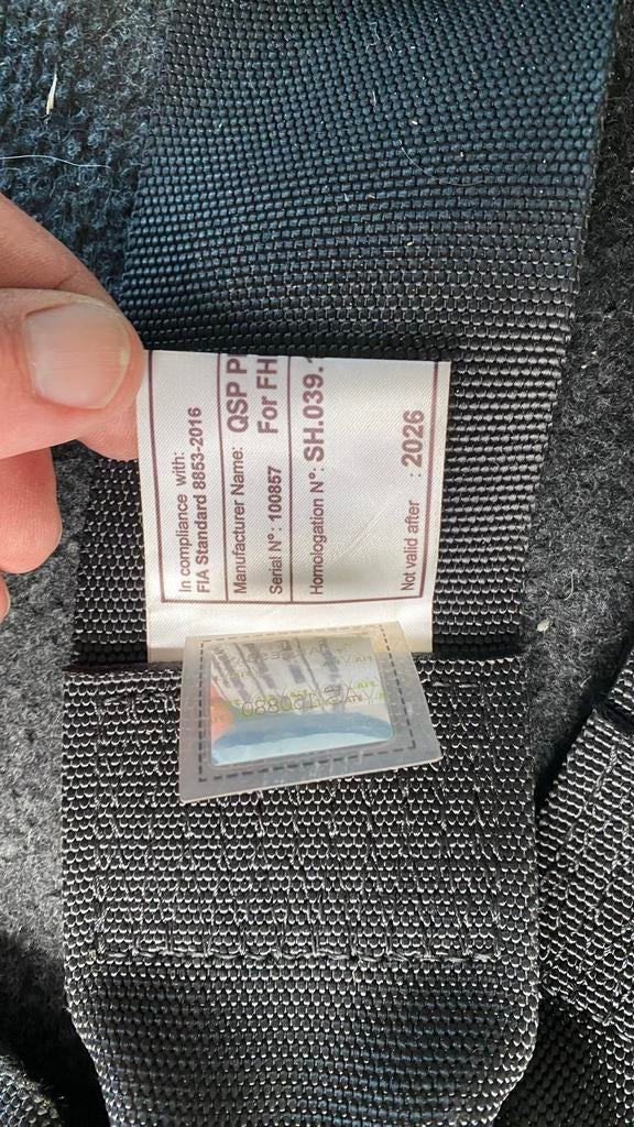 QSP 6-punts gordels - FIA geldig tot 2026 - Nieuwstaat, Ophalen, Zo goed als nieuw