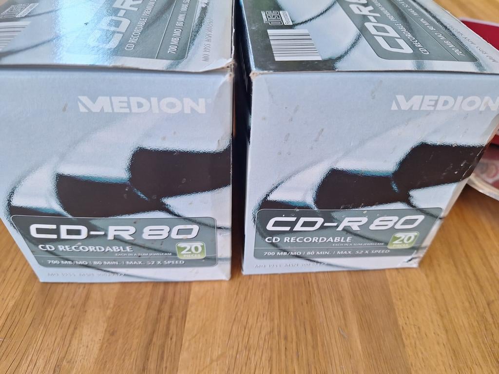 CD-R 80 recordable discs en CD-R 80 multispeed, Ophalen, Nieuw