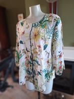 Gerry Weber wildlife top creme groen kleurrijk 46, Overige kleuren, Verzenden, Maat 46/48 (XL) of groter, Zo goed als nieuw