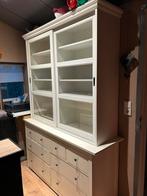 Vitrinekast (niet de ladekast eronder), Huis en Inrichting, Kasten | Buffetkasten, Zo goed als nieuw, Minder dan 100 cm, 25 tot 50 cm